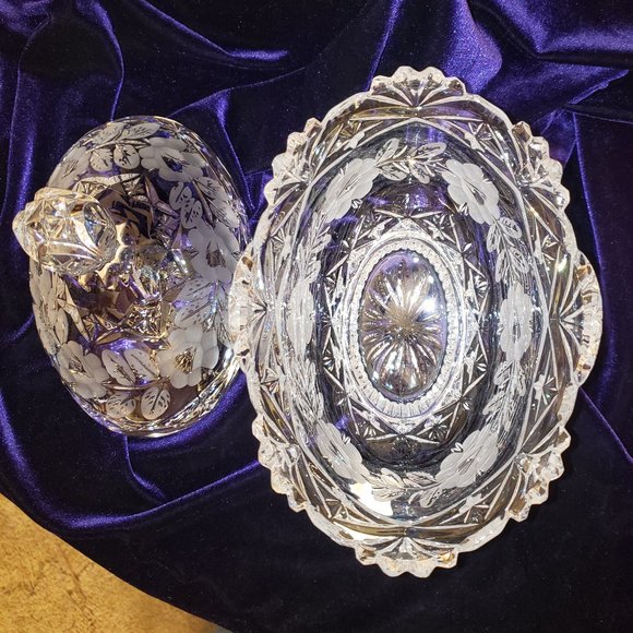 Lead Crystal Candy Dish - Picture 9 of 9